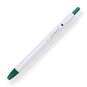 Zebra Clickart Retractable Sign Pen - 0.6 mm - Viridian - Stationery Pal