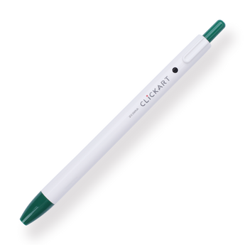 Zebra Clickart Retractable Sign Pen - 0.6 mm - Viridian - Stationery Pal