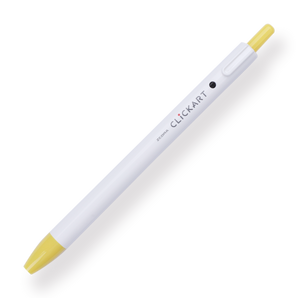 Zebra Clickart Retractable Sign Pen - 0.6 mm - Yellow - Stationery Pal