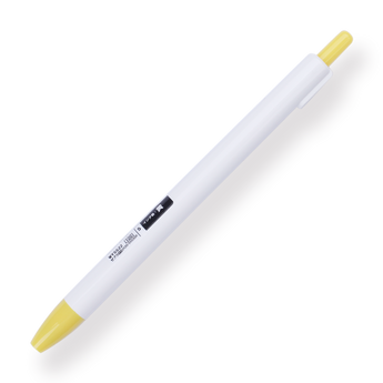 Zebra Clickart Retractable Sign Pen - 0.6 mm - Yellow - Stationery Pal