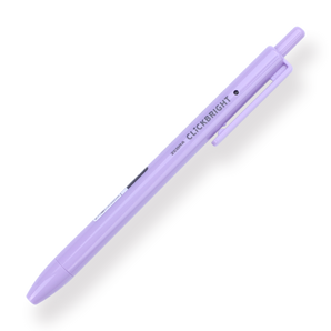 Zebra Clickbright Highlighter - Purple - Stationery Pal