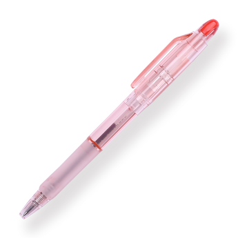 Zebra Gym-Knock with Biotube Ballpoint Pen - 0.7mm - Sunrise Coral - Stationery Pal