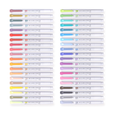 Zebra Mildliner Double-Sided Highlighter (with New 2025 Colors!) - 40 Color Set with Case - Stationery Pal