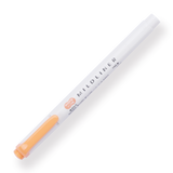 Zebra Mildliner Double-Sided Highlighter - Fine  Bold - Mild Apricot