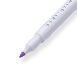 Zebra Mildliner Double-Sided Highlighter - Fine / Bold - Mild Lilac - Stationery Pal