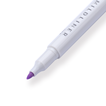 Zebra Mildliner Double-Sided Highlighter - Fine / Bold - Mild Lilac - Stationery Pal