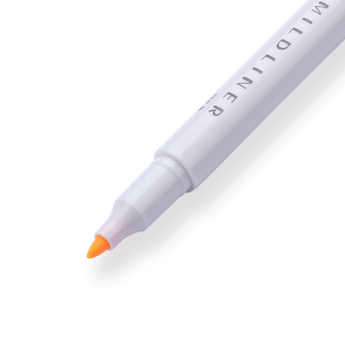 Zebra Mildliner Double-Sided Highlighter - Fine / Bold - Mild Orange