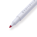 Zebra Mildliner Double-Sided Highlighter - Fine / Bold - Mild Red