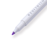 Zebra Mildliner Double-Sided Highlighter - Fine / Bold - Mild Violet - Stationery Pal