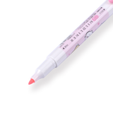 Zebra Mildliner Double-Sided Highlighter Limited Edition - Fine / Bold - Chiikawa - Mild Pink - Stationery Pal