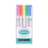 Zebra Mildliner Double-Sided Highlighter Set - Fine / Bold - Bright Color Set - Stationery Pal