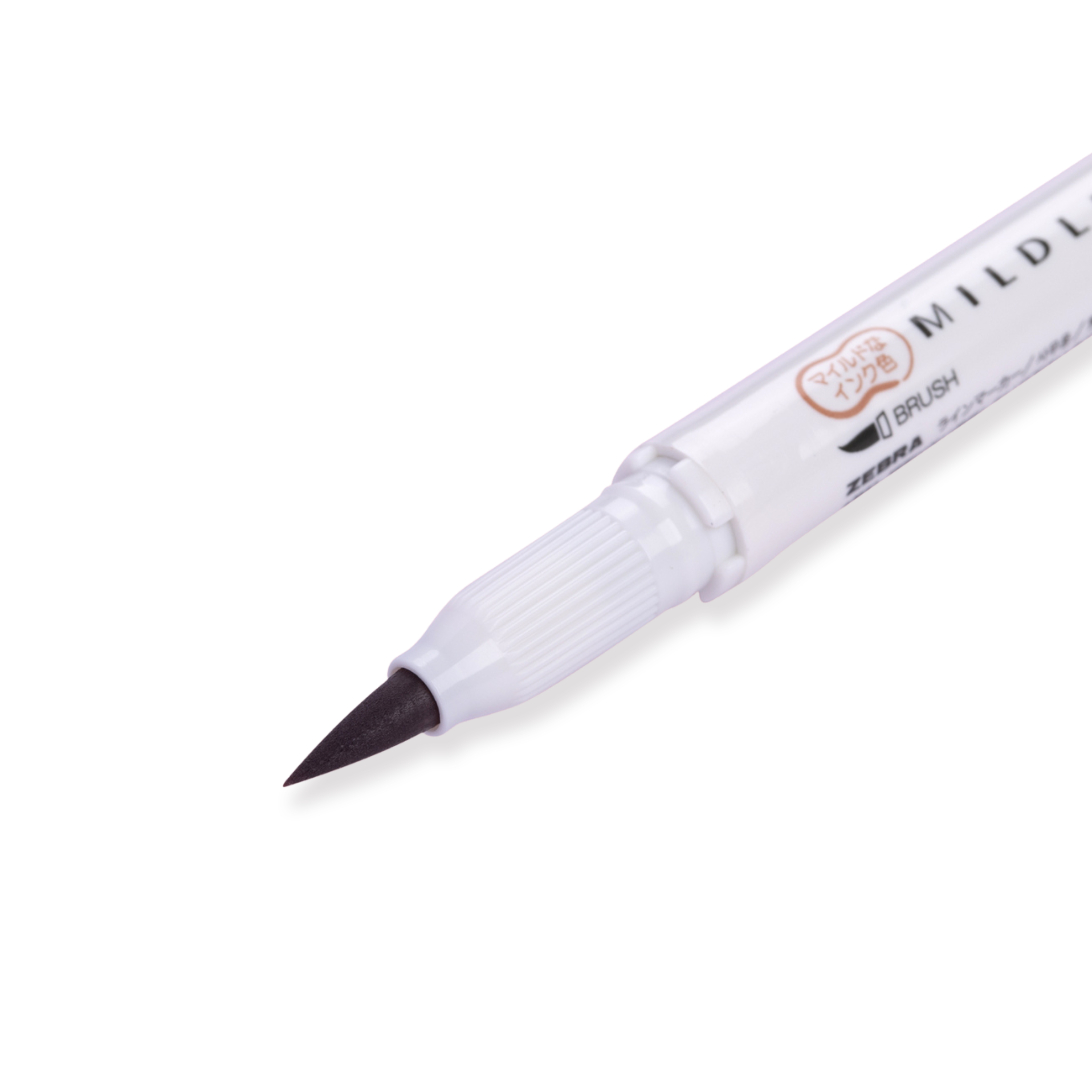 Zebra Mildliner Pinselstift mit zwei Enden – Pinsel / Fein – Mildes Braun