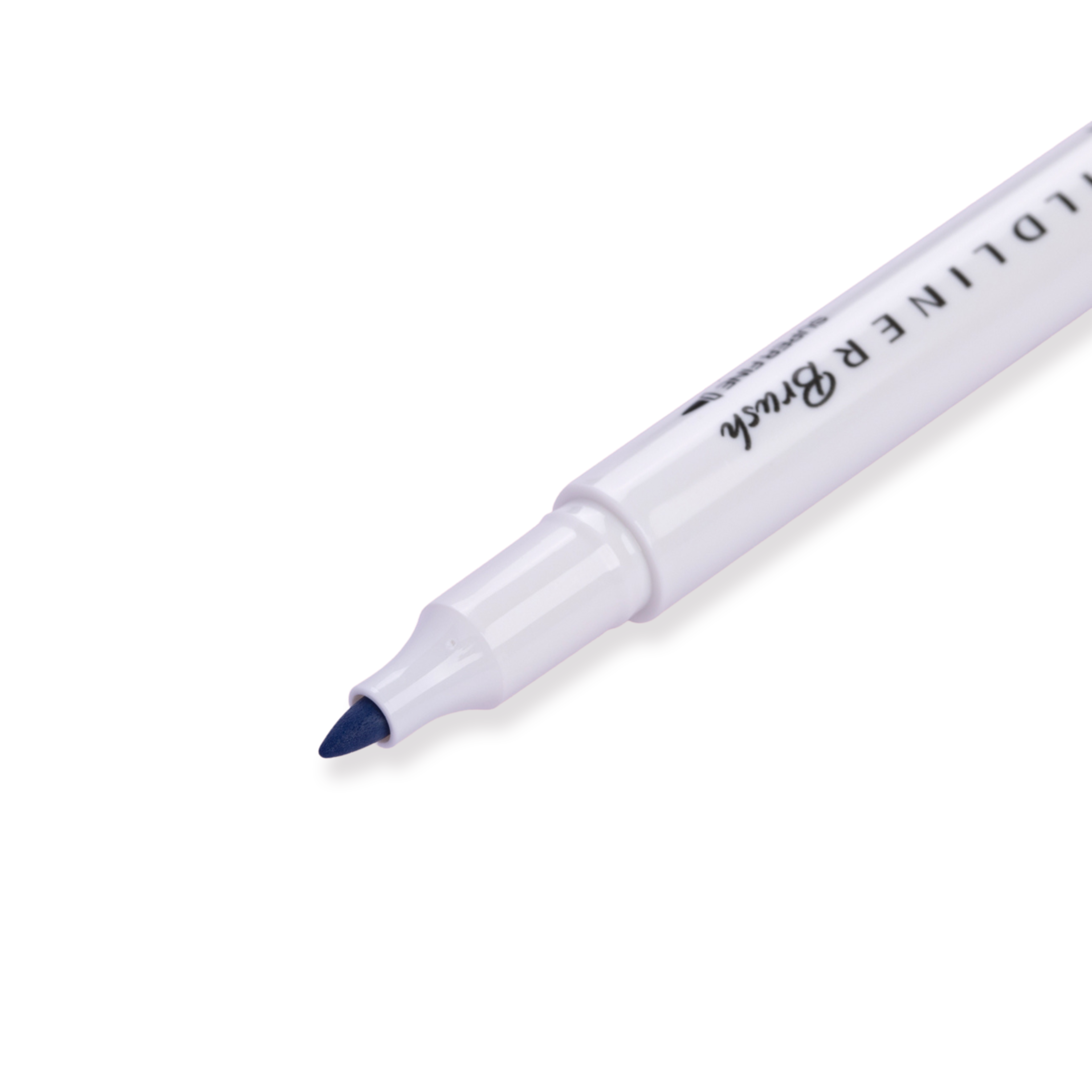Zebra Mildliner Pinselstift mit zwei Enden – Pinsel / Fein – Mildes Dunkelblau