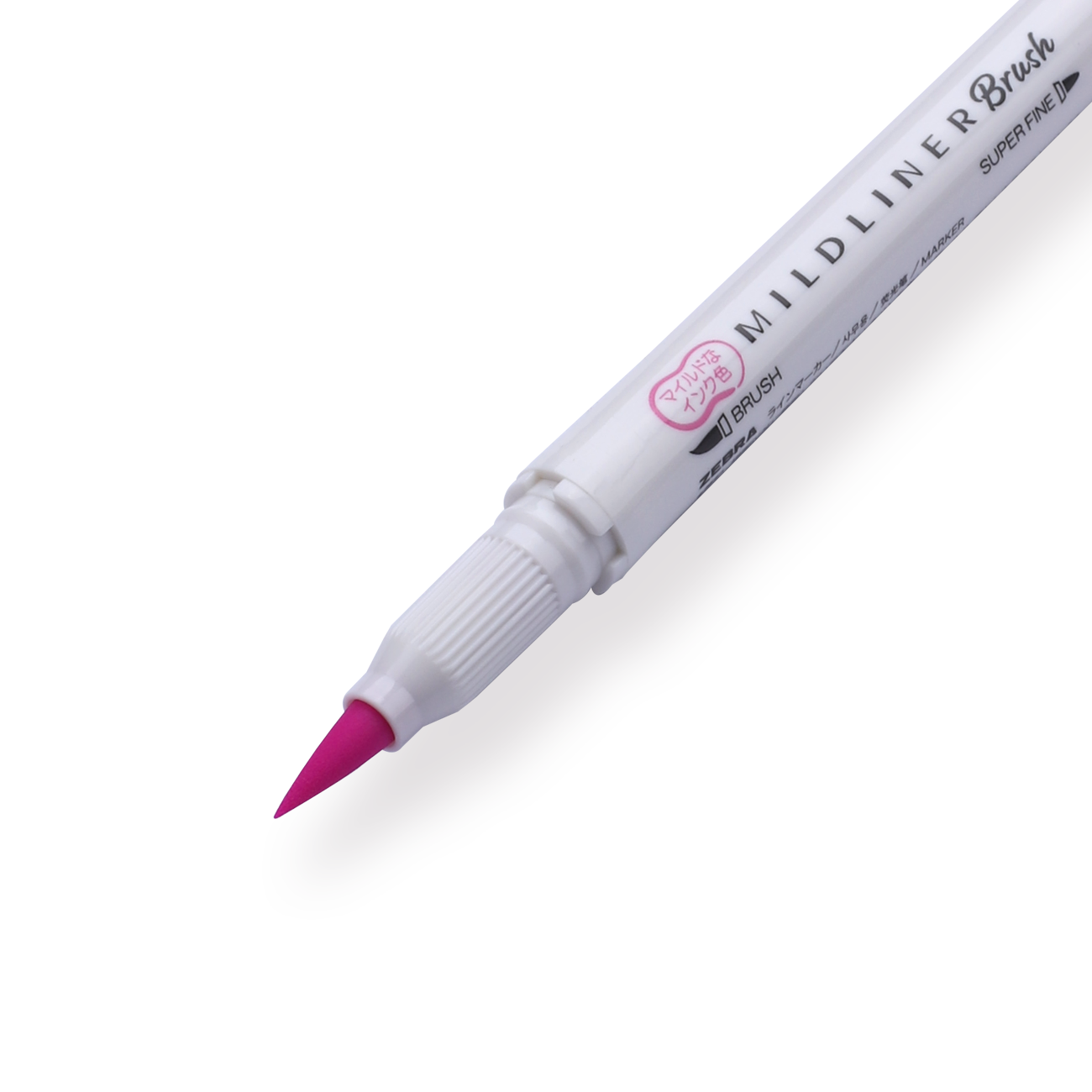 Zebra Mildliner Rotulador de doble punta - Pincel / Fino - Fucsia suave