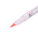 Zebra Mildliner Double Ended Brush Pen - Brush / Fine - Mild Pink - Stationery Pal