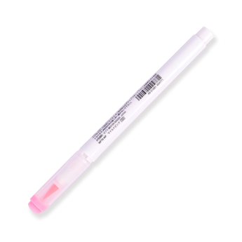 Zebra Mildliner Double Ended Brush Pen - Brush / Fine - Mild Pink - Stationery Pal