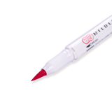 Zebra Mildliner Double Ended Brush Pen - Brush / Fine - Mild Red - Stationery Pal