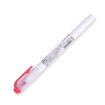 Zebra Mildliner Double Ended Brush Pen - Brush / Fine - Mild Red - Stationery Pal