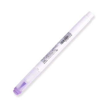 Zebra Mildliner Double Ended Brush Pen - Brush / Fine - Mild Violet - Stationery Pal