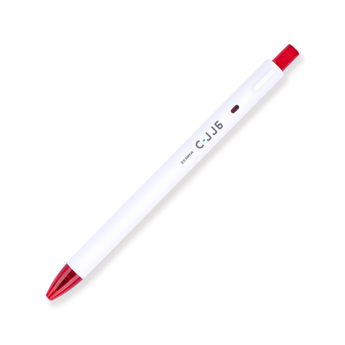 Zebra Rainbow Retractable Gel Pen 0.5mm - Red - Stationery Pal