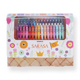 Zebra Sarasa Clip 20th Anniversary Gel Pen -  0.5 mm - 47 Colors Set - Stationery Pal