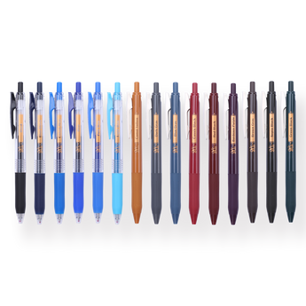 Zebra Sarasa Clip 20th Anniversary Gel Pen -  0.5 mm - 47 Colors Set - Stationery Pal