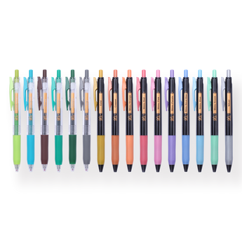 Zebra Sarasa Clip 20th Anniversary Gel Pen -  0.5 mm - 47 Colors Set - Stationery Pal