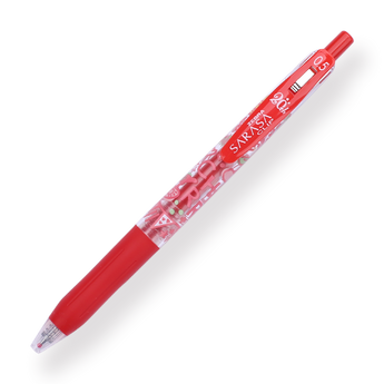 Zebra Sarasa Clip 20th Anniversary Gel Pen -  0.5 mm - Red - Stationery Pal