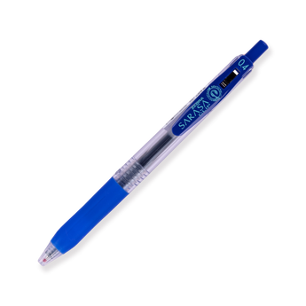 Zebra Sarasa Clip Gel Pen - 0.4 mm - Blue - Stationery Pal