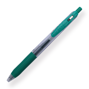 Zebra Sarasa Clip Gel Pen - 0.4 mm - Green - Stationery Pal