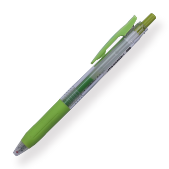 Zebra Sarasa Clip Gel Pen - 0.4 mm - Light Green - Stationery Pal