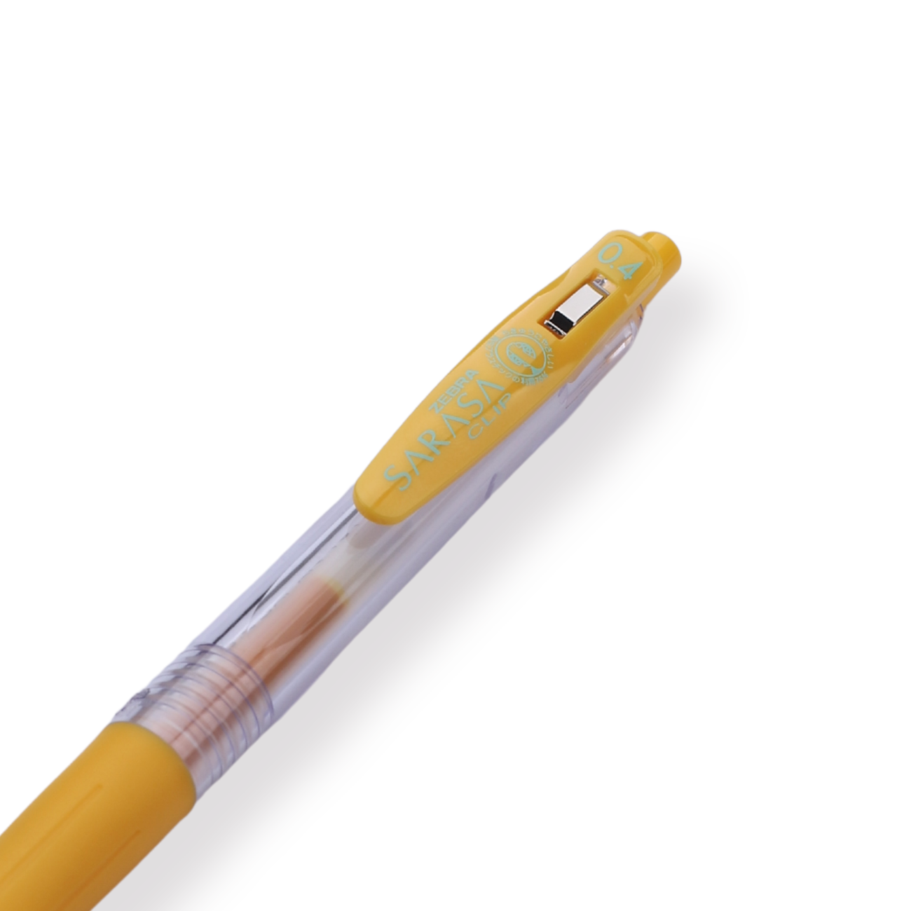 Zebra Sarasa Clip Gel Pen - 0.4 mm - Yellow