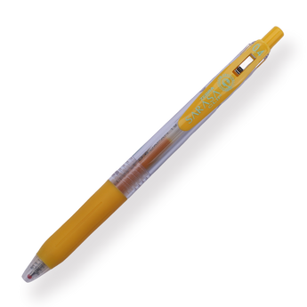 Zebra Sarasa Clip Gel Pen - 0.4 mm - Yellow - Stationery Pal