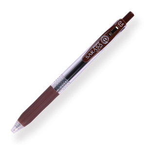 Zebra Sarasa Clip Gel Pen - 0.5 mm - Brown - Stationery Pal