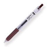 Zebra Sarasa Clip Gel Pen - 0.5 mm - Brown - Stationery Pal