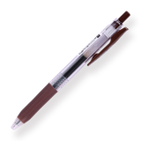 Zebra Sarasa Clip Gel Pen - 0.5 mm - Brown - Stationery Pal