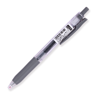 Zebra Sarasa Clip Gel Pen - 0.5 mm - Gray - Stationery Pal