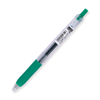 Zebra Sarasa Clip Gel Pen - 0.5 mm - Green - Stationery Pal