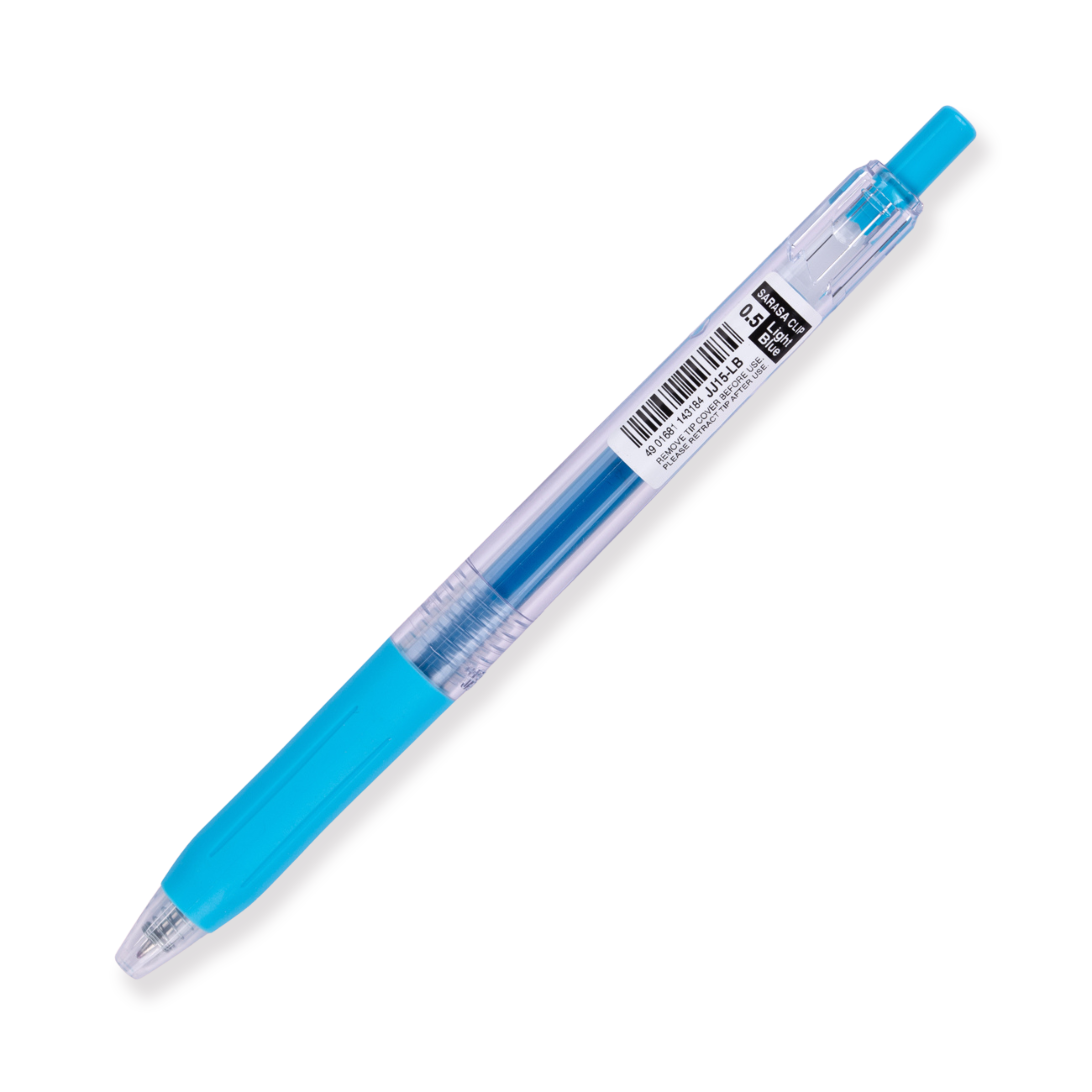 Zebra Sarasa Clip Gel Pen - 0.5 mm - Light Blue - Stationery Pal