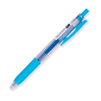 Zebra Sarasa Clip Gel Pen - 0.5 mm - Light Blue - Stationery Pal