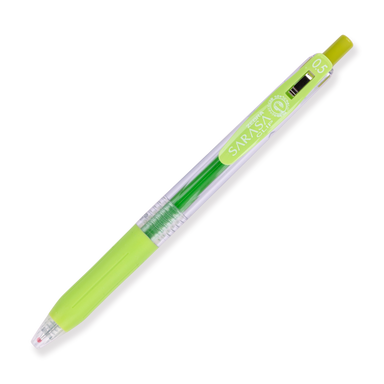 Zebra Sarasa Clip Gel Pen - 0.5 mm - Light Green - Stationery Pal