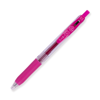 Zebra Sarasa Clip Gel Pen - 0.5 mm - Magenta Pink - Stationery Pal