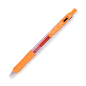 Zebra Sarasa Clip Gel Pen - 0.5 mm - Orange - Stationery Pal