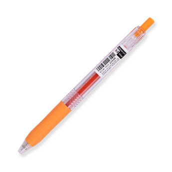 Zebra Sarasa Clip Gel Pen - 0.5 mm - Orange - Stationery Pal