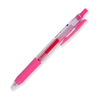 Zebra Sarasa Clip Gel Pen - 0.5 mm - Pink - Stationery Pal