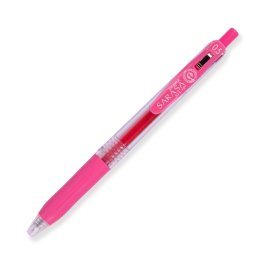 Zebra Sarasa Clip Gel Pen - 0.5 mm - Pink - Stationery Pal