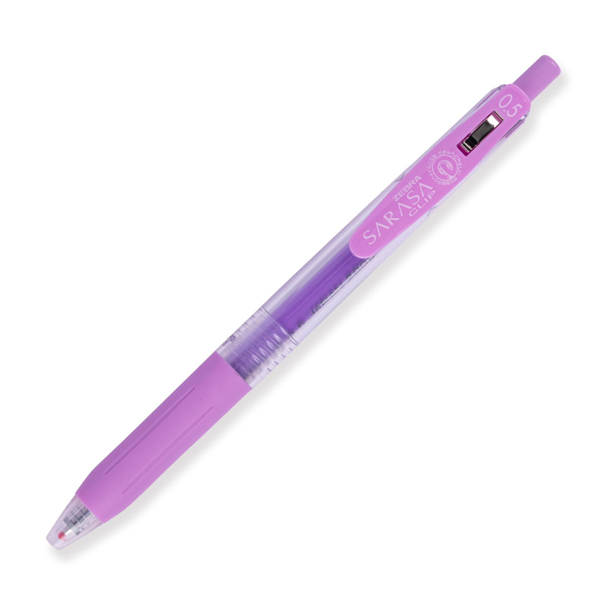Zebra Sarasa Clip Gel Pen - Milk Color - 0.5 mm - Milk Purple