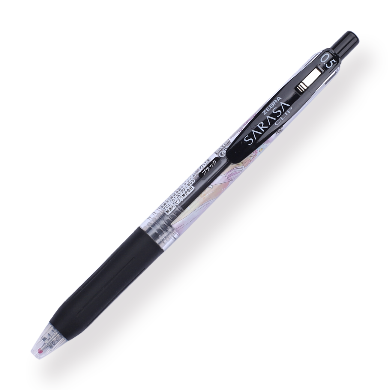 Zebra Sarasa Dry Airfit Ballpoint Pen - 0.4 mm - Black - Clear Body —  Stationery Pal