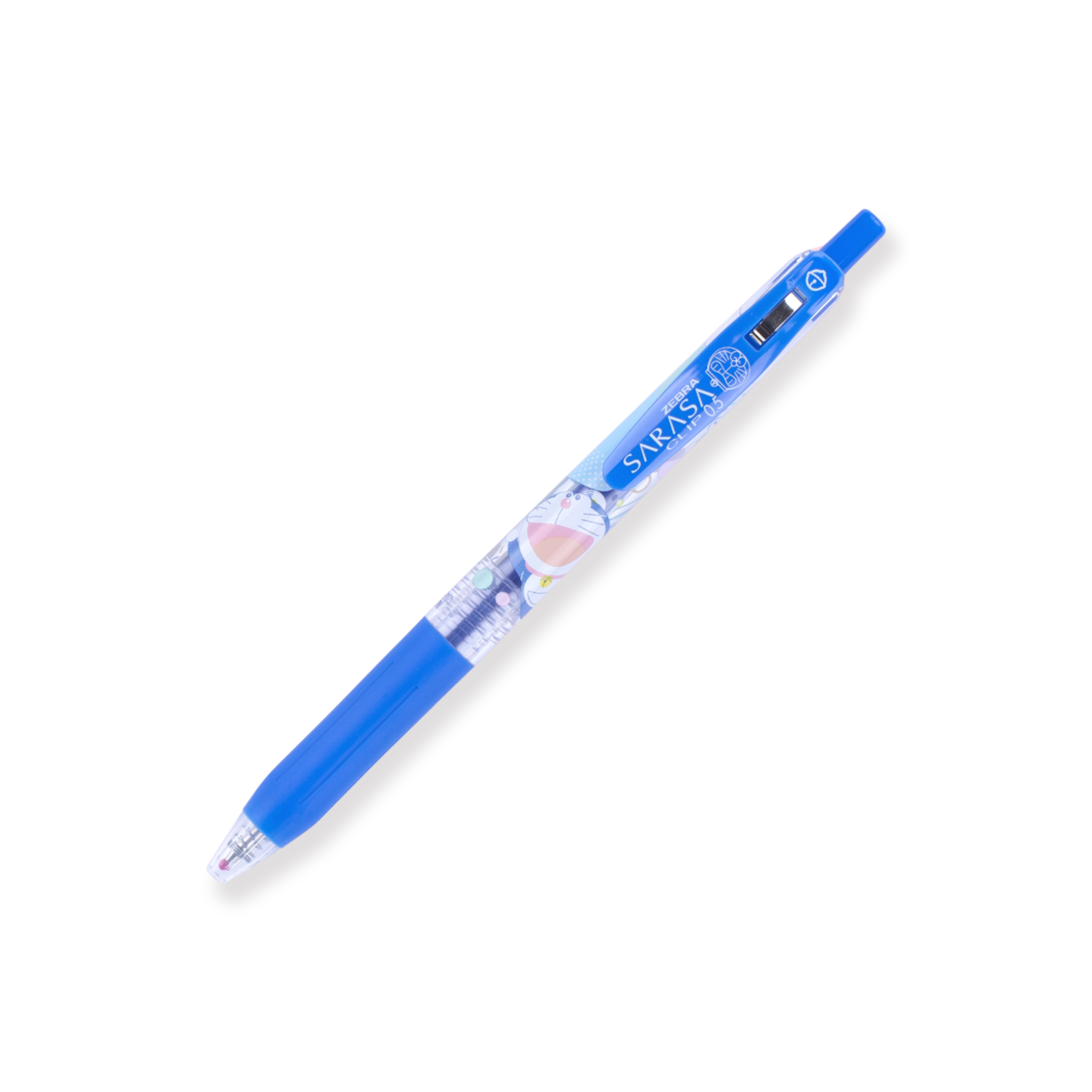 Zebra Sarasa Doraemon Clip Gel Pen 0.5mm - 4 Color Set B - Stationery Pal