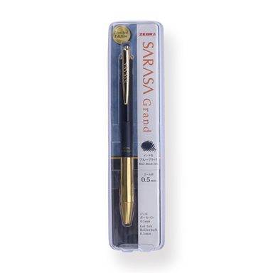 Zebra Sarasa Grand Gel Pen - Antique Series - Limited Edition - 0.5 mm - Blue Black - Stationery Pal